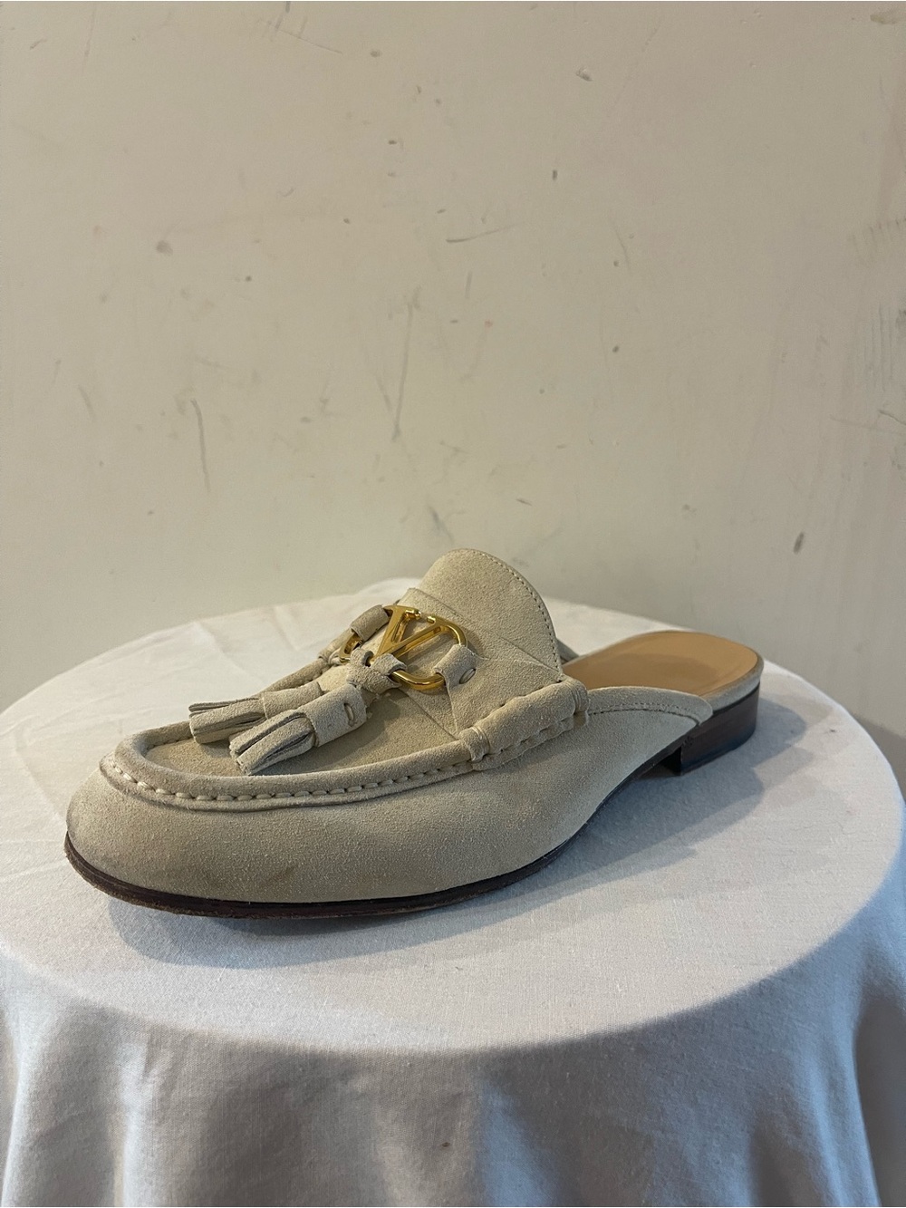 Valentino Garavani Suede Tassel Mule Loafer - Slip-On Chic